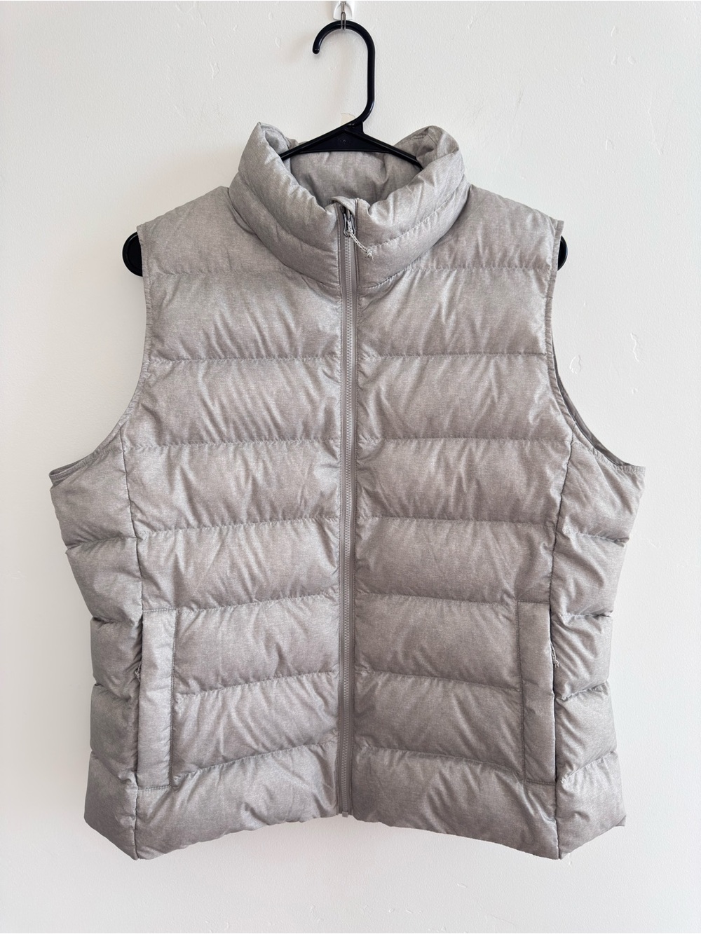 Eddie Bauer CirrusLite 650 Fill Down Puffer Vest Women’s L Light Heather Gray